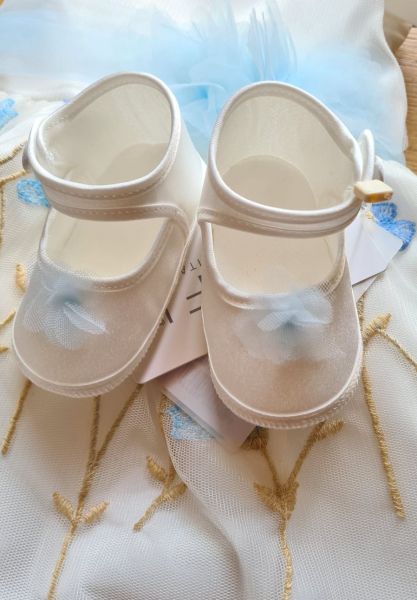 Exklusive Baby-Schuhe Blue für festliche Anlässe - Bufi 