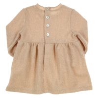 Taufkleid Sandy in Natur für Baby Mädchen - perfekt für eine Wintertaufe - Babykleid von GYMP