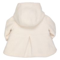 Babyjacke für Mädchen Winter-Taufe. Festlicher Mantel Princess in Creme-Gold von GYMPP 