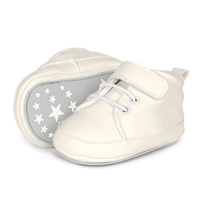 Sterntaler Babyschuhe Maxi in Weiß - Schuhe zur Taufe für Jungen und Mädchen